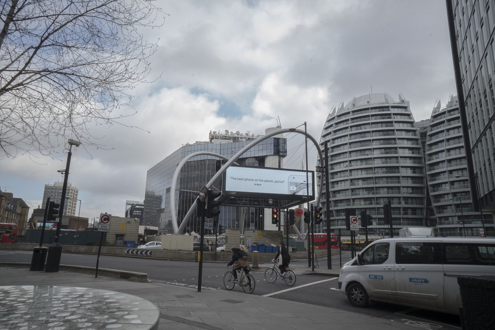Old Street roundabout, the heart of London's Tech City