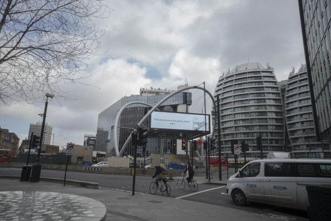Old Street roundabout, the heart of London's Tech City