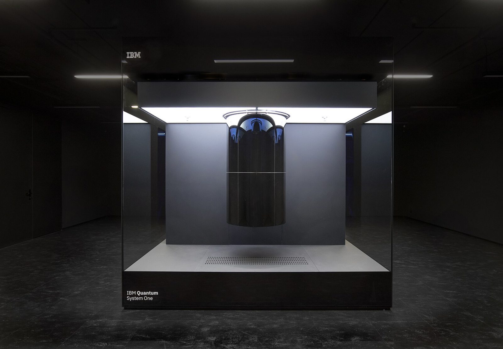 An IBM Q System One quantum computer